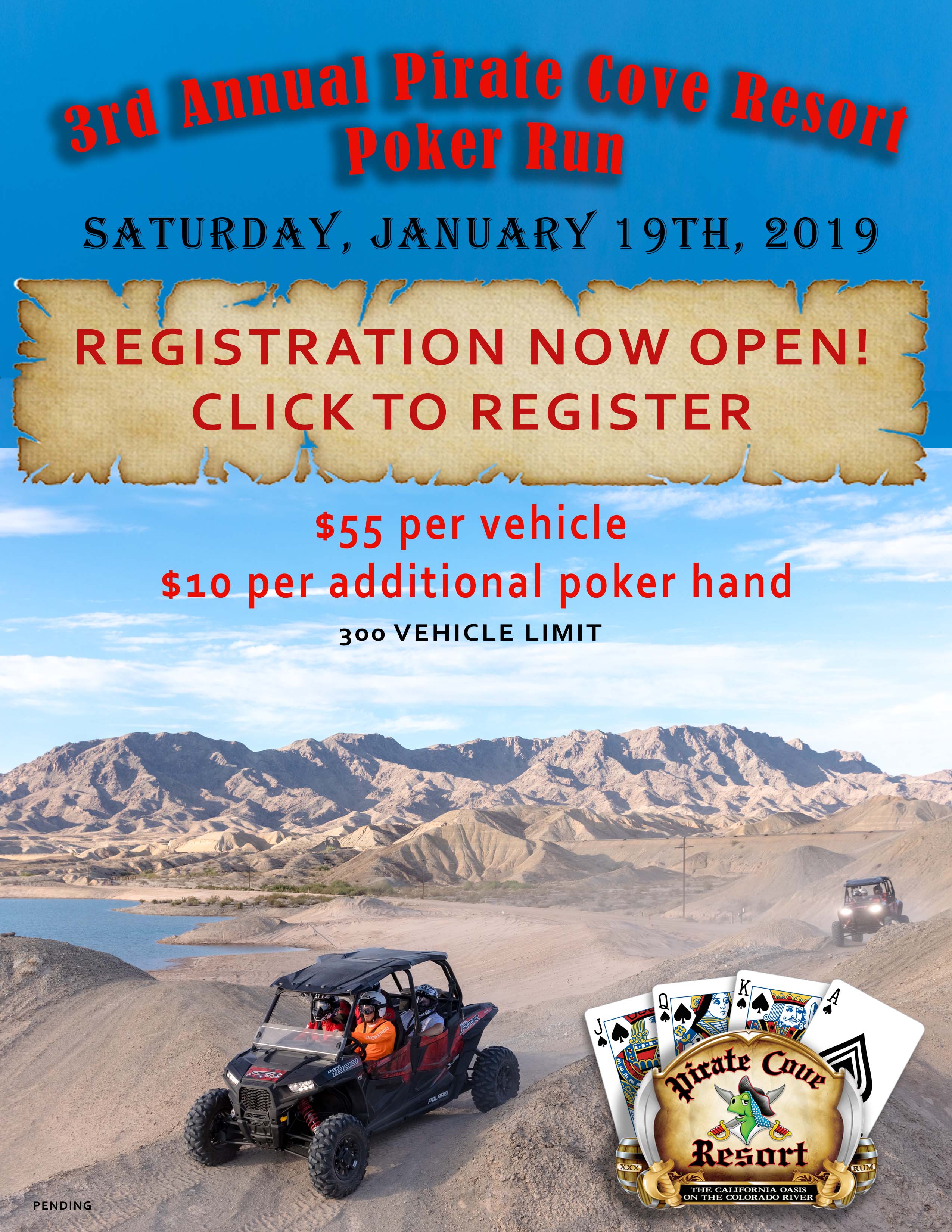 Pirates Cove Poker Run 2019